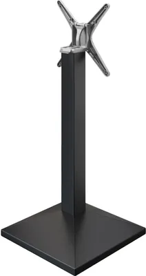 Produktbild von PALMA | Bistro Stehtischgestell | Schwarz | B:T 50 x 50 cm | Säule: 8 x 109 cm | Klappbar | Gastro Stehtischgestell, Stehtischgestell klappbar