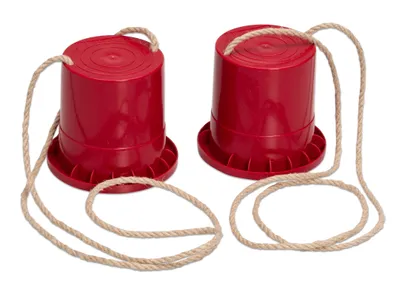 Produktbild von Betzold Laufstelzen aus biobasiertem treeNside-Material, Farbe: rot