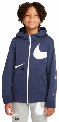 Produktbild von Nike Jungen Sw Swoosh Jacke, Thunder Blue/White, 158 EU