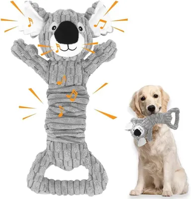 Produktbild von Sonstiges Babyspielzeug Unzerstörbares Hundespielzeug, Plüsch für Hunde mit Quetscher, interaktives Plüschspielzeug zum Kauen, geeignet für große, mit
