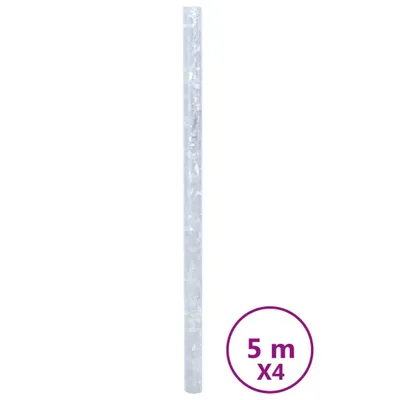 Obrázok produktu pre Okenné fólie 4 ks, matné, kvetovaný vzor, PVC