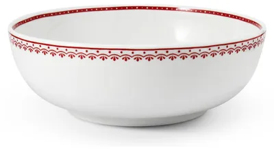 Produktbild von Salatschüssel, 30 cm, Tschechisches Porzellan, Hyggeline, rot, Leander