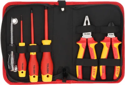 Produktbild von VDE-Line Isoliertes Handwerkzeugset 6-teilig - Maxami