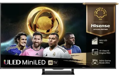 Obrázek produktu pro Hisense U7Q PRO 85U7Q PRO, 2,16 m (85"), 3840 x 2160 px, ULED, Smart TV, Wi-Fi, Černá