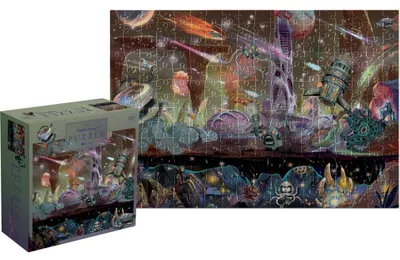 Zdjęcie produktu dla INTERDRUK Puzzle Mettalic Fantasy: Into the Universe 500 dlc