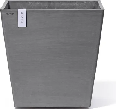 Produktbild von Ecopots Rotterdam Wheels 50 Blumentopf - L 50,2 cm x B 50,2 cm x H 49,5 cm - Innen- und Außenbereich