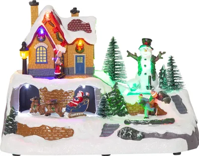 Produktbild von Winterdorf Winterville LED Timer bunt B 235cm