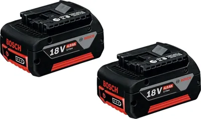 Produktbild von Bosch Akku GBA 18 Volt / 2x 4,0 Ah M-C Professional - 1600Z00038-2
