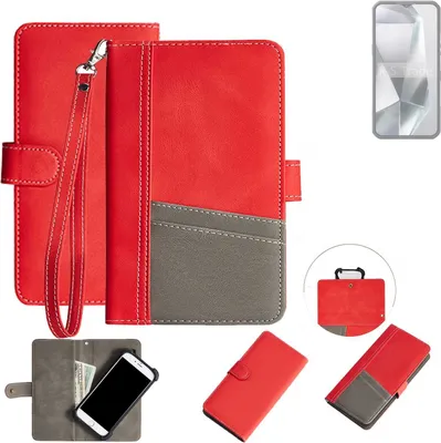 Produktbild von K-S-Trade Handy Schutzhülle für Oukitel WP39 Hülle Portemonnee Brieftasche Klapphülle Kartenfächer Flip Wallet Case Etui