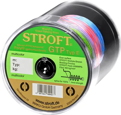 Produktbild von Stroft Schnur GTP Typ E geflochten multicolor 500m Typ E4 9,50kg