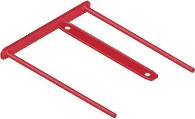 Immagine prodotto di Fellowes® 1189301 Bankers Box® clip per archivio - plastica, rosso, confezione da 100