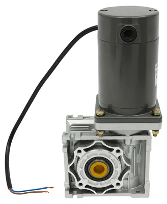 Produktbild von Schneckengetriebemotor - Elektrischer Getriebemotor - DC 12 V - 1800 U/min - Ausgangsleistung 74,6–735 W - Untersetzung 1:50 - 18 mm Hohlwelle - Aluminiumgehäuse