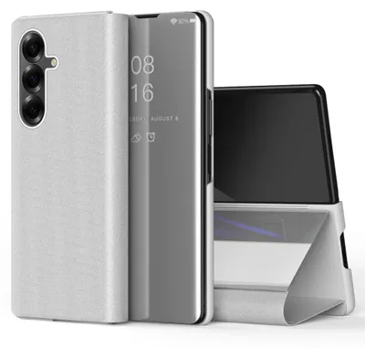 Immagine prodotto di Custodia a libro con specchio per Samsung Galaxy Z Fold8 Ultra 5G, colore argento