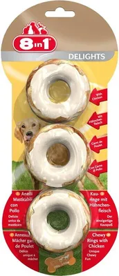 Produktbild von Tetra -8in1 Delight Chicken Kauringe; 3 Stck
