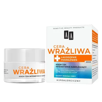Image de AA Cera Wra|liwa Mitigation 72H Crème de jour hydratante intensive pour tous les types de peau 50ml