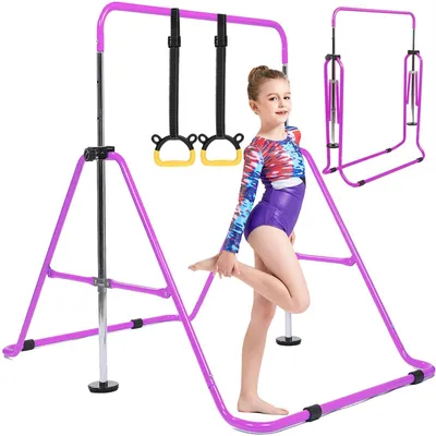 Image de Solidchoice - Barre de gymnastique pour enfants, pliable et réglable