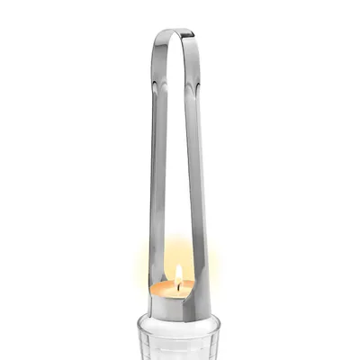 Image de Karl Weis Pince à bougie à chauffe-plat, acier inoxydable, 20,3 cm