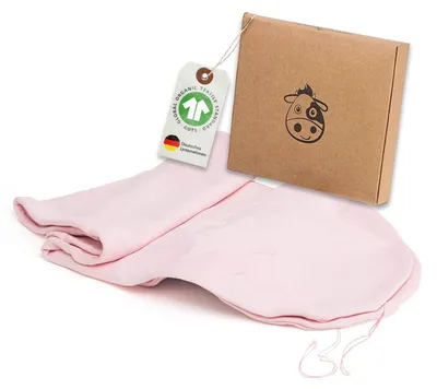 Produktbild von Minky Mooh® Stillkissenbezug 190 cm aus Baumwolle – Bezug für Still-, Schwangerschafts- & Seitenschläferkissen – Rosa