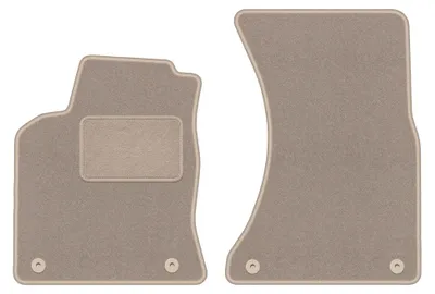 Immagine prodotto di Tappetini anteriori in moquette per Audi Q5 I 2008-2017 (SUV) – 2 pezzi, beige, su misura – Wielganizator LUX