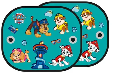 Obrázek produktu pro Sluneční clona Paw Patrol, tyrkysová – 2 ks