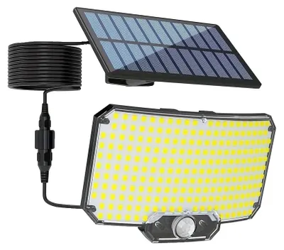 Image de Lampe de bureau à détecteur de mouvement, alimentée par énergie solaire, 3 modes d'éclairage, 1 pièce