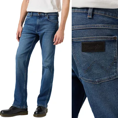 Produktbild von WRANGLER Herren, Jeanshosen, Regular fit HORIZON, W38 L34, Blau, Jeans, baggyjeans, buggy