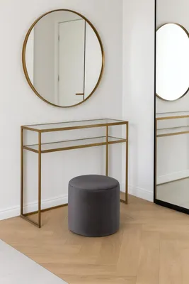 Obrázok produktu pre Tmavosivý okrúhly puf 40/30 cm – sedacia stolička / podnožka, productTiles.product.images.aiGenerated