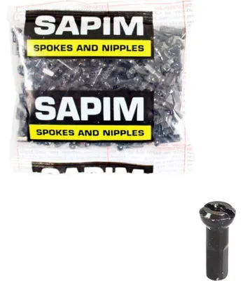 Obrázok produktu pre SAPIM SPAAK Nipples SP14 Black Bag (100 kusov)