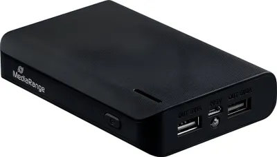 Produktbild von MediaRange MR752, 8800 mAh, Lithium-Ion (Li-Ion), 3,7 V, Schwarz