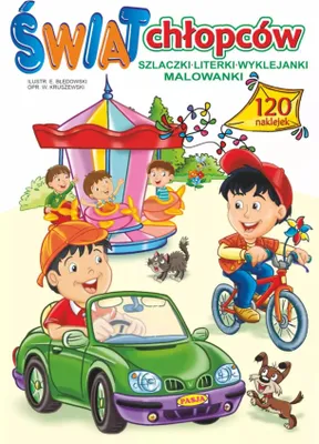 Image de Książka edukacyjna dla chłopców z naklejkami