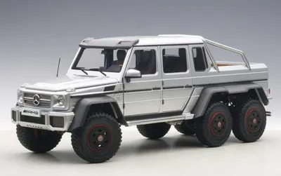 Produktbild von Mercedes G 63 AMG 6x6 2013 silber Modellauto 1:18 Autoart