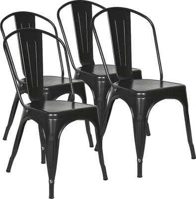 Produktbild von 4 Stück Bistrostuhl Stapelstuhl