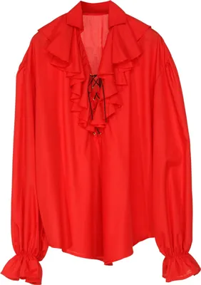 Produktbild von Piraten/ Renaissance Hemd Rot  (M/L)