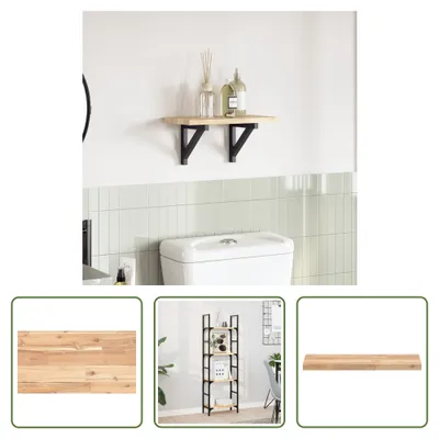 Produktbild von The Living Store Tischplatte 60x20x2 cm Rechteckig Massivholz Akazie