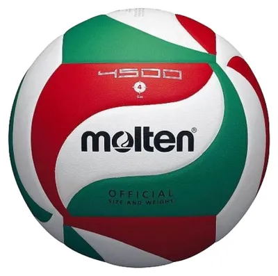 Immagine prodotto di Molten -  Pallone da pallavolo in Pelle finta PP164 (5) (bianco/rosso/verde)