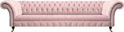 Produktbild von Wohnzimmer Rosa Luxus Viersitzer Sofa Couch Chesterfield Polstermöbel