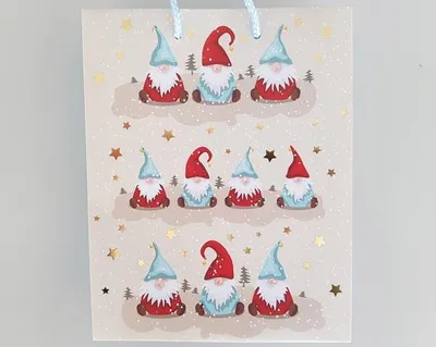 Produktbild von Geschenktasche 23x18x10cm, 157g, mit Wichteln,