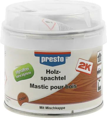 Produktbild von PRESTO Holzspachtel dunkel 250g