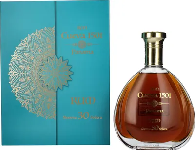 Produktbild von Ron Cueva 1501 Sistema 30 Solera Panama Rum 40% Vol. 0,7l in Geschenkbox
