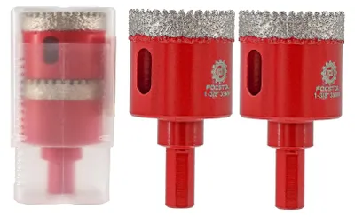 Imagen del producto de Solidchoice - Brocas diamantadas para azulejos de 35 mm, ideales para cerámica y mármol - Pack de 2 unidades
