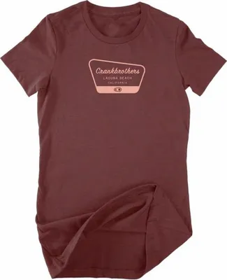 Produktbild von Crankbrothers T-Shirt Camp Damen Größe L rotbraun