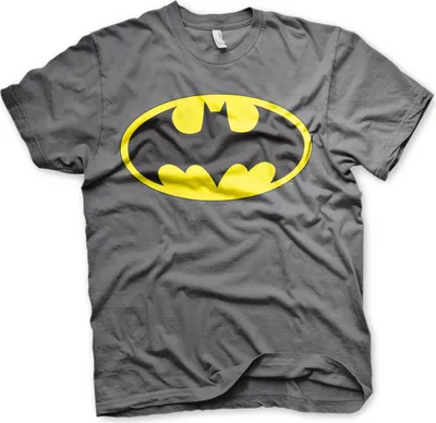 Produktbild von Batman Signal Logo T-Shirt - Large - DarkGrey