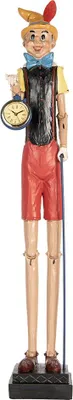 Zdjęcie produktu dla Clayre & Eef Figurka dekoracyjna Pinokio 12x11x68 cm Beżowy plastik