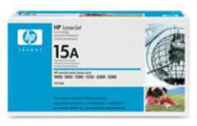 Obrázok produktu pre HP Čierna originálna tonerová kazeta 15A LaserJet, 2500 strany, Čierna, 1 kusov