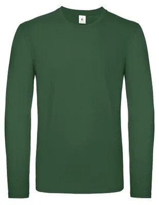 Image de B&C - T-shirt « #E150 » pour homme à manches longues FK2966 (M) (vert bouteille)