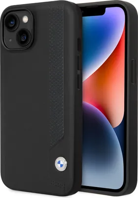 Produktbild von BMW iPhone 14 & 13 Hardcase Backcover - Blue dots - Black