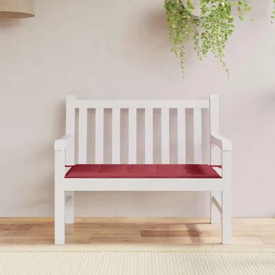 Produktbild von vidaXL Gartenbank-Auflage Weinrot 100x50x4 cm Oxford-Gewebe