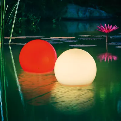 Image de Boule solaire flottante esotec ⌀=15cm Set de 2 avec télécommande outdoor 102126