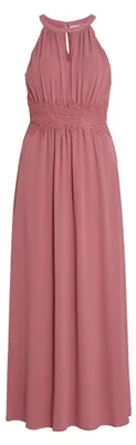 Produktbild von Vila Damen Vimilina Halterneck Maxi Dress-Noos Kleid, Mesa Rose/Detail:Elastic,4