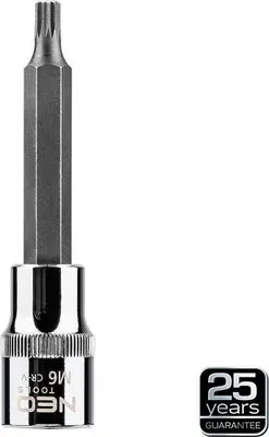 Image de NEO TOOLS Embout cannelé sur douille 1/2", M6 x 100 mm